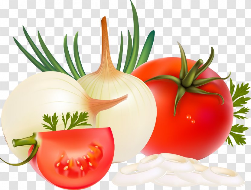 Vegetable Tomato Food Chutney Onion - Garnish Transparent PNG