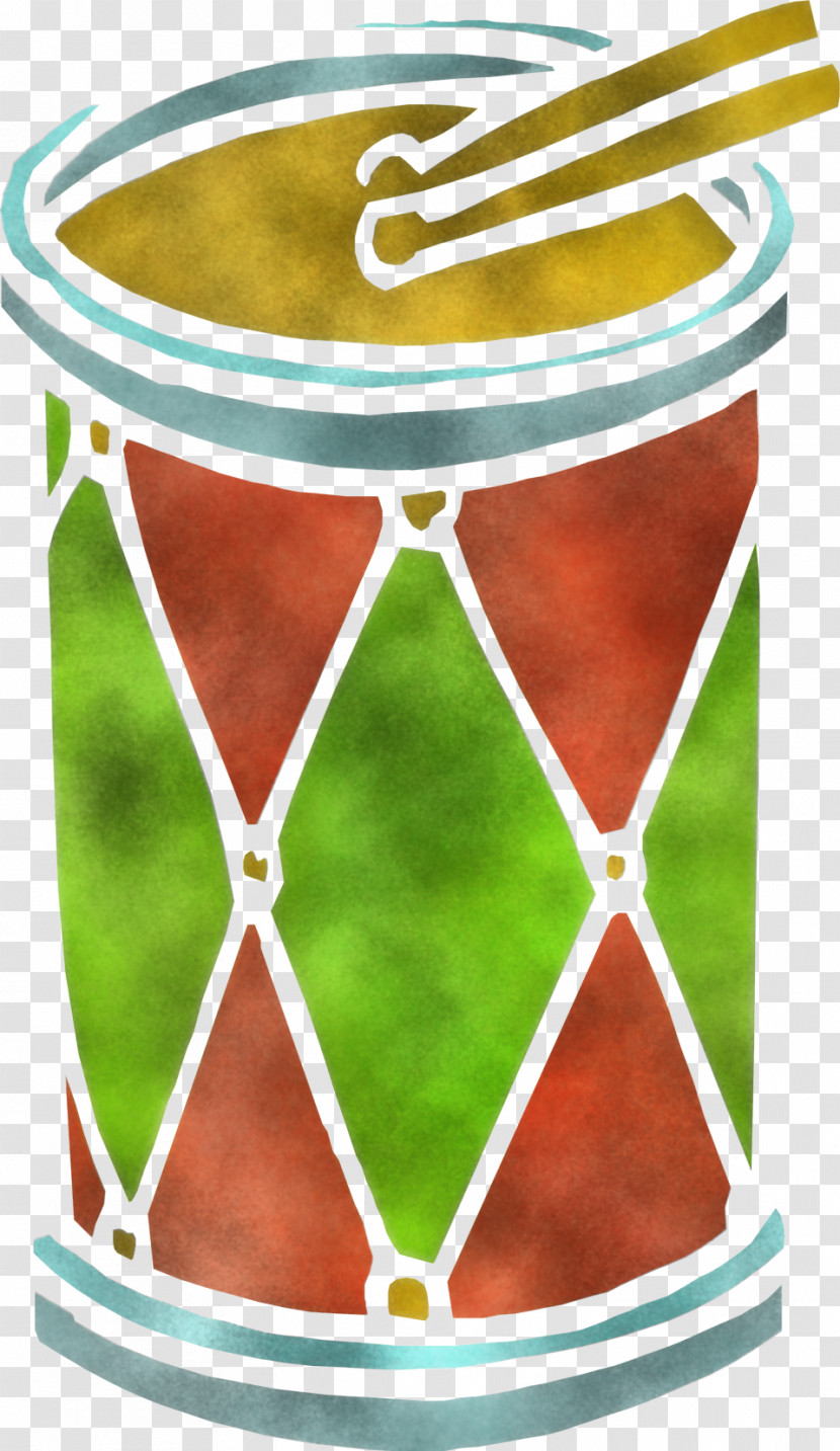 Green Drum Drinkware Transparent PNG