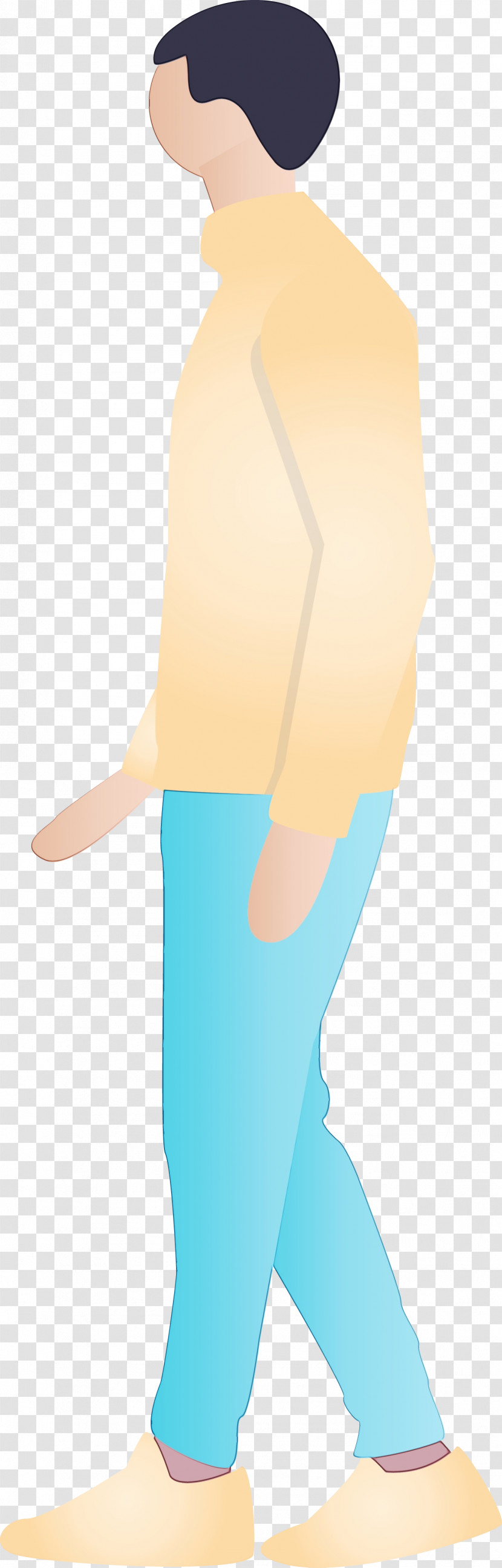 Turquoise Footwear Leg Knee Human Leg Transparent PNG