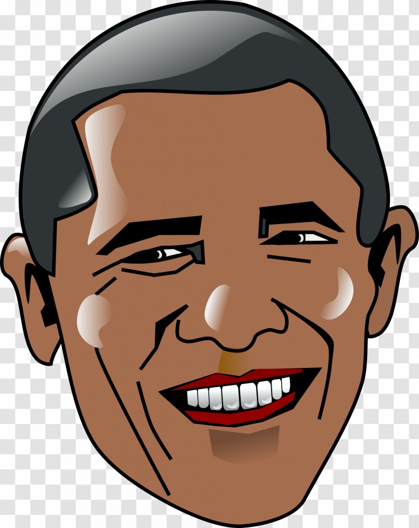 Barack Obama President Of The United States Clip Art - Cartoon Transparent PNG