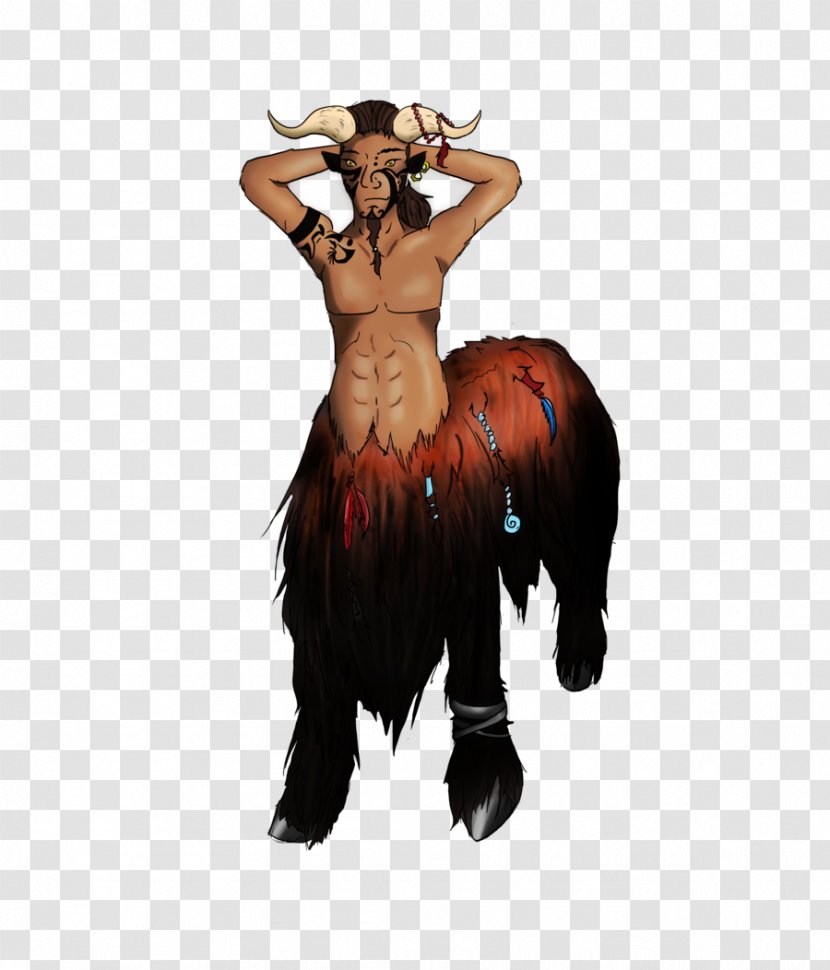 Centaurides Muskox Horse Art - Character - Centaur Transparent PNG