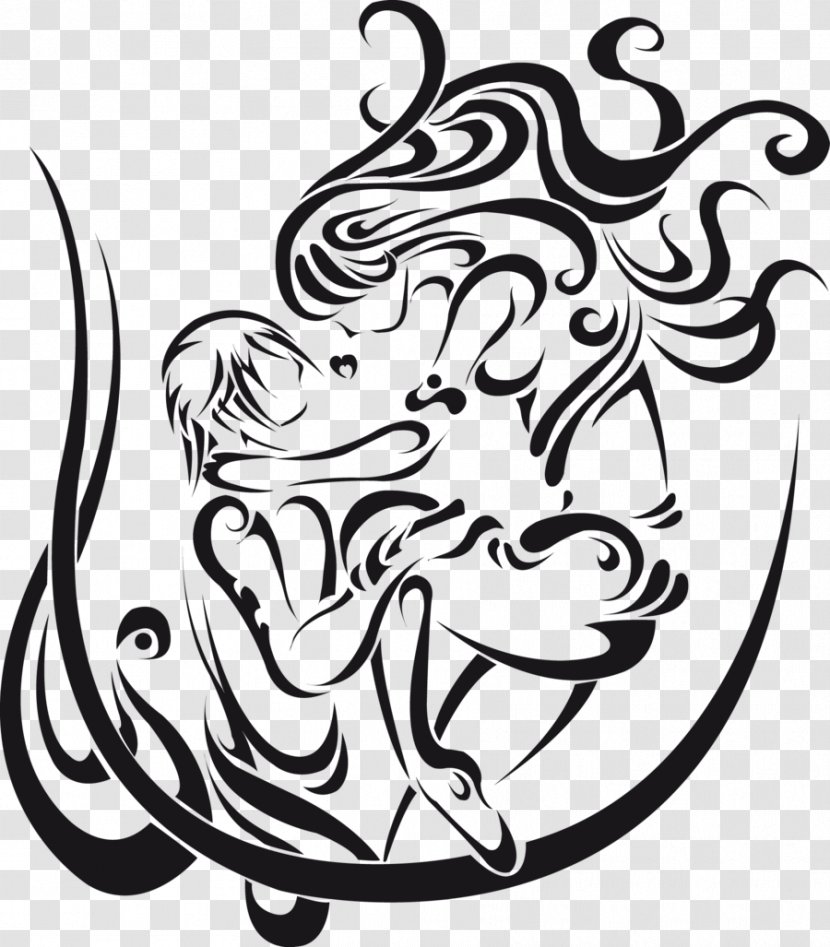 Visual Arts Drawing Line Art - Silhouette - Phoenix Tattoo Transparent PNG