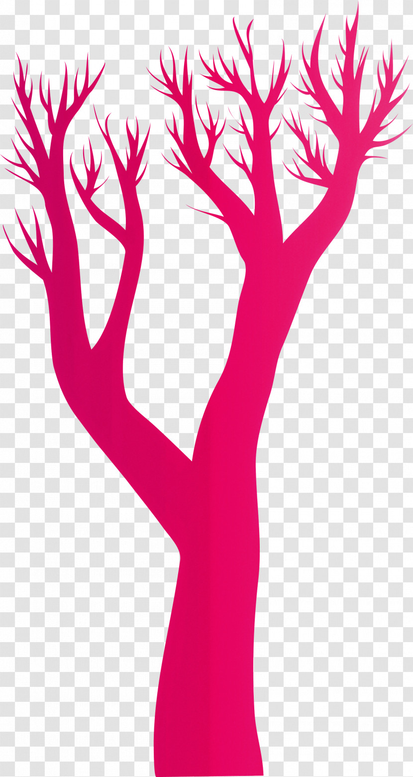 Pink Tree Hand Magenta Plant Transparent PNG