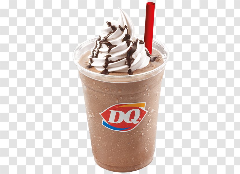 Milkshake Hot Chocolate Caffè Mocha Dairy Queen - Food - Milk Transparent PNG