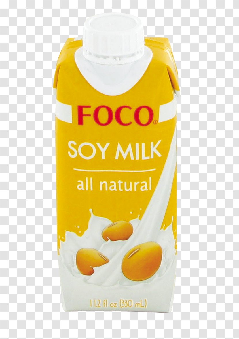 Soy Milk Coconut Water Fizzy Drinks Juice - Sauce Transparent PNG