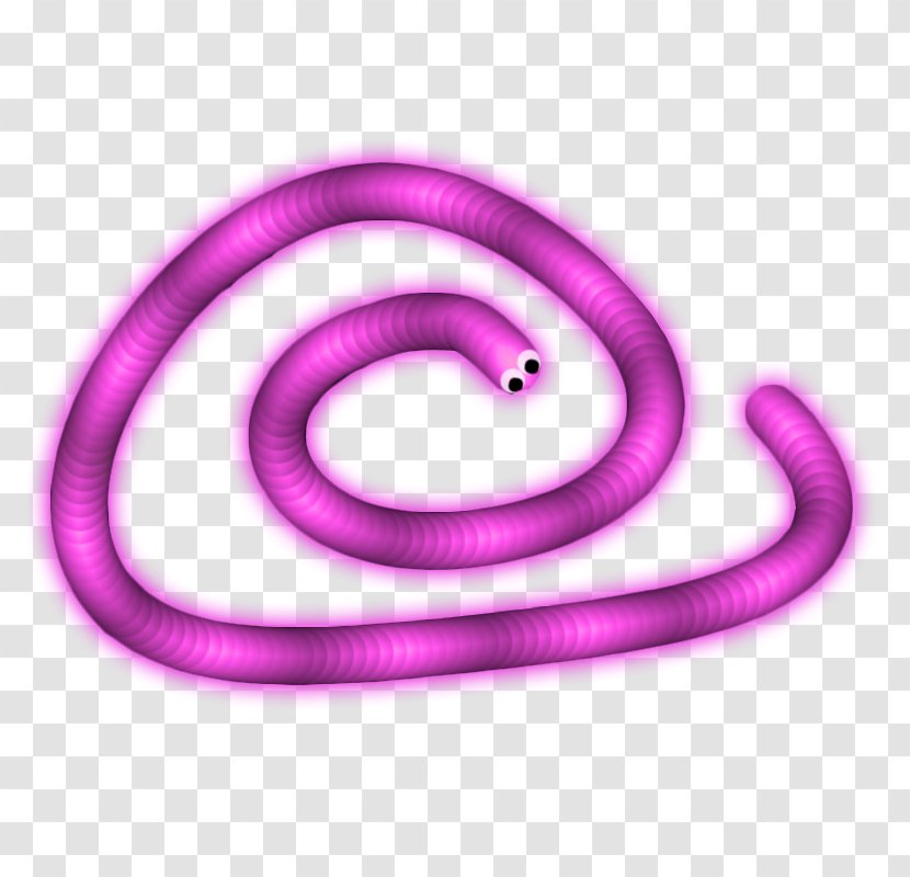 Slither.io Agar.io Skin - Magenta - Slither Clipart Transparent PNG