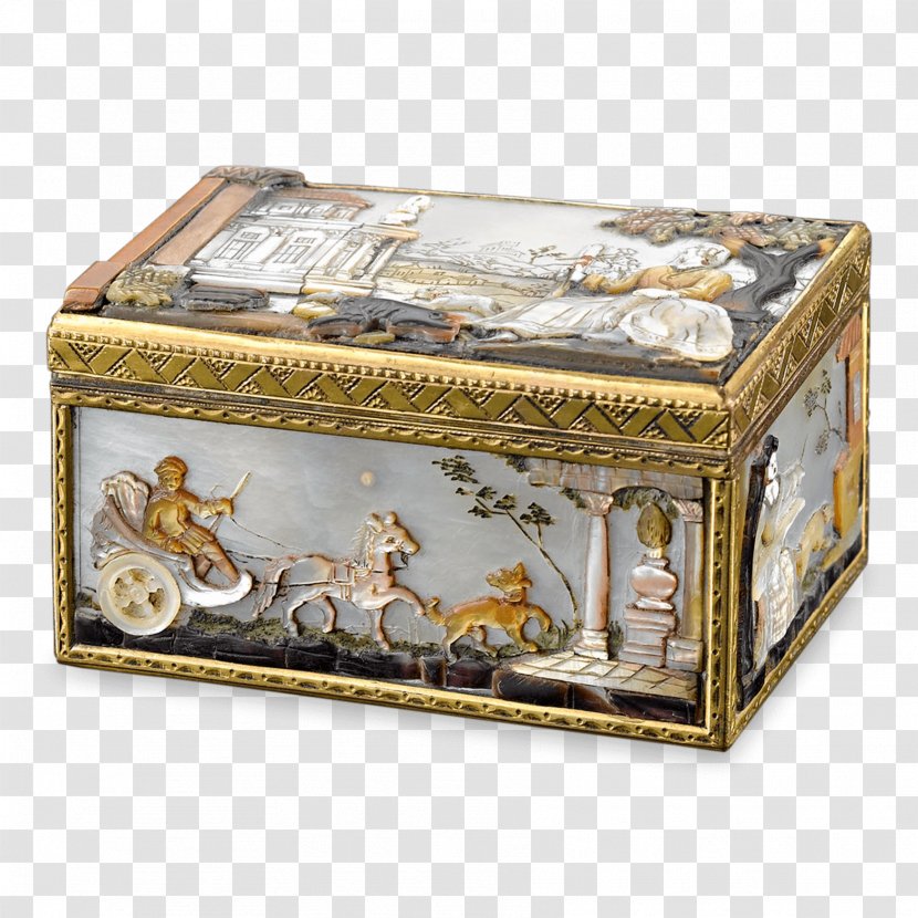 Decorative Box Casket Nacre Jewellery - Flower - Gold Pearls Transparent PNG