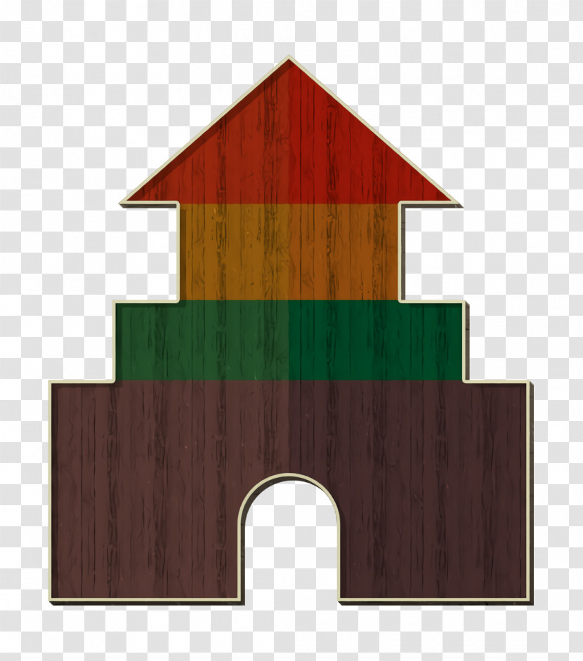 Wooden Icon Block Icon Kindergarten Icon Transparent PNG