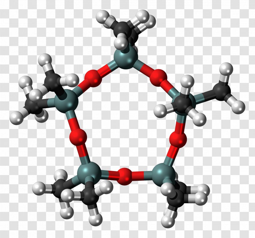 Decamethylcyclopentasiloxane Silicone Share-alike Wikimedia Commons Foundation - License - 3d Balls Transparent PNG