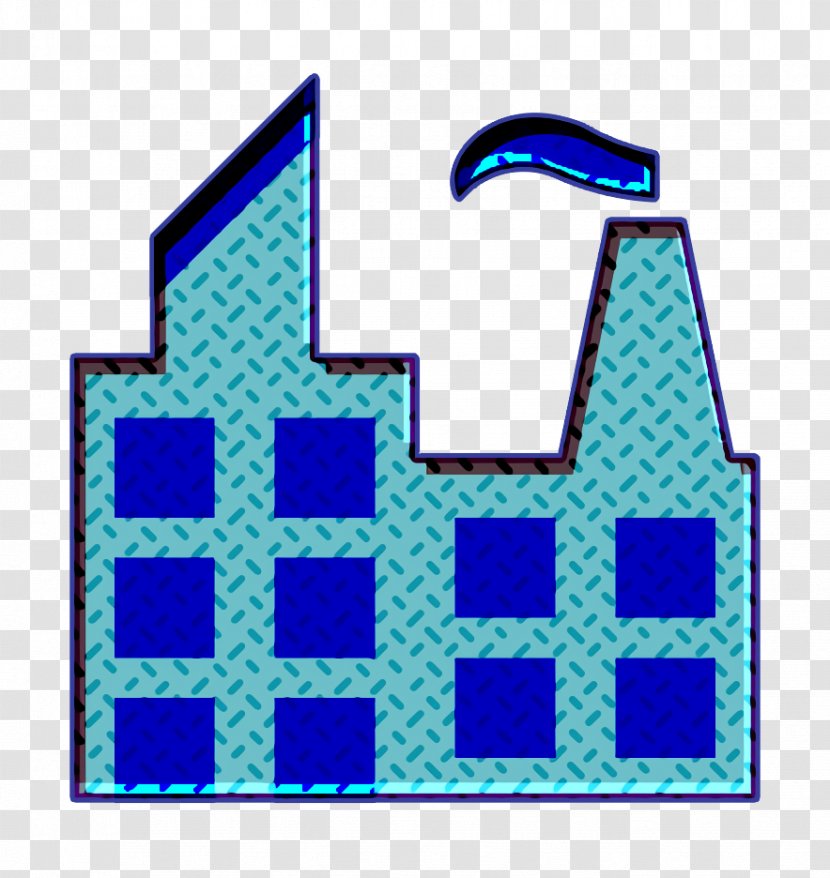 Building Icon Factory Industrial - Industry - Symbol Azure Transparent PNG