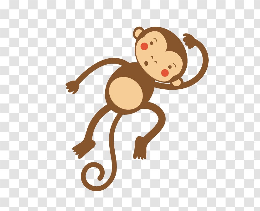 Cartoon Humour Monkey Illustration Transparent PNG