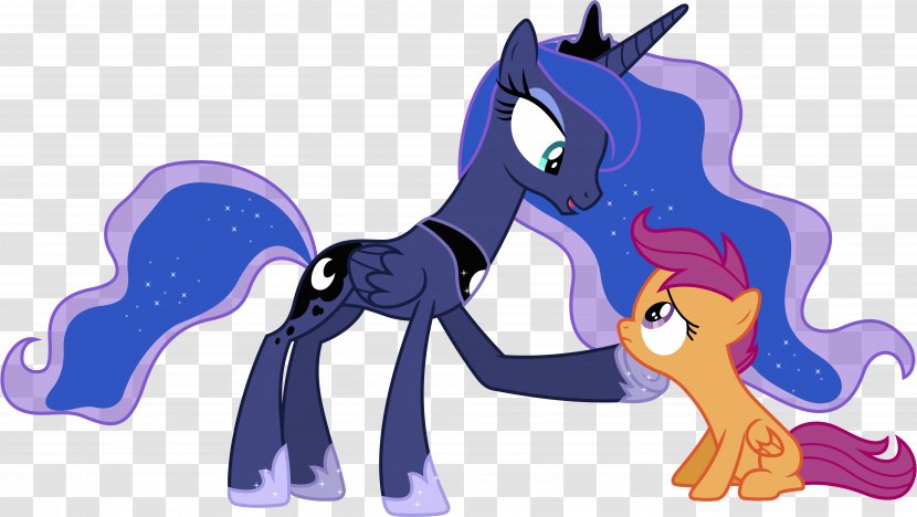 Princess Luna Scootaloo Celestia Rarity Twilight Sparkle - Art - Mother Material Transparent PNG