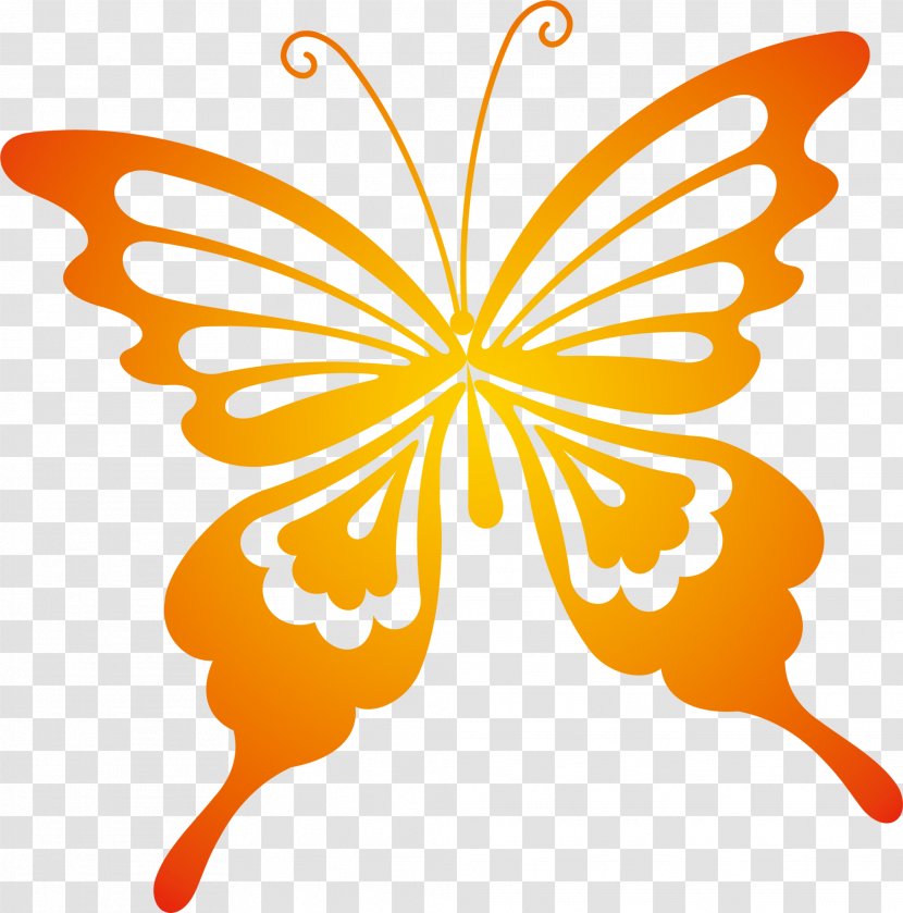 Monarch Butterfly Nymphalidae Clip Art - Invertebrate - Orange Transparent PNG