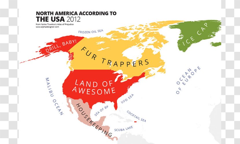 United States World Map Atlas Of Prejudice - Yanko Tsvetkov Transparent PNG