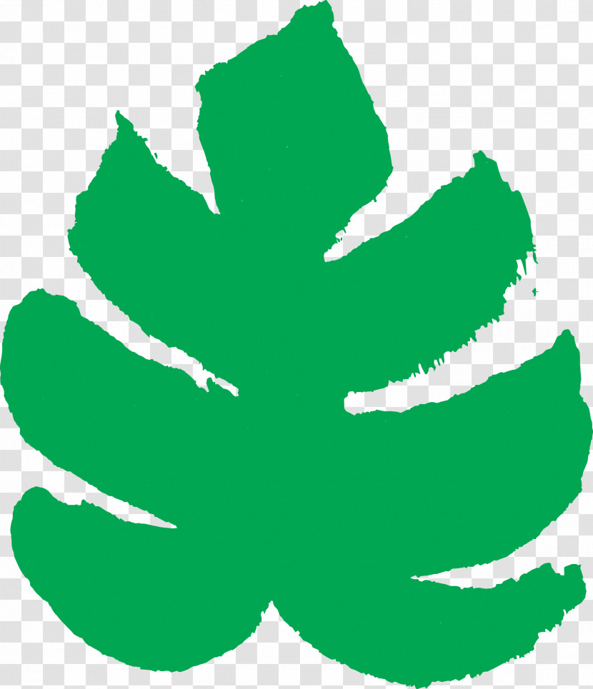 Green Leaf Plant Tree Symbol Transparent PNG