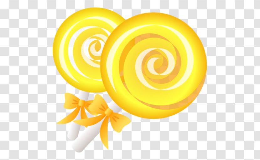 Lollipop Candy Honey Food - Yellow Transparent PNG