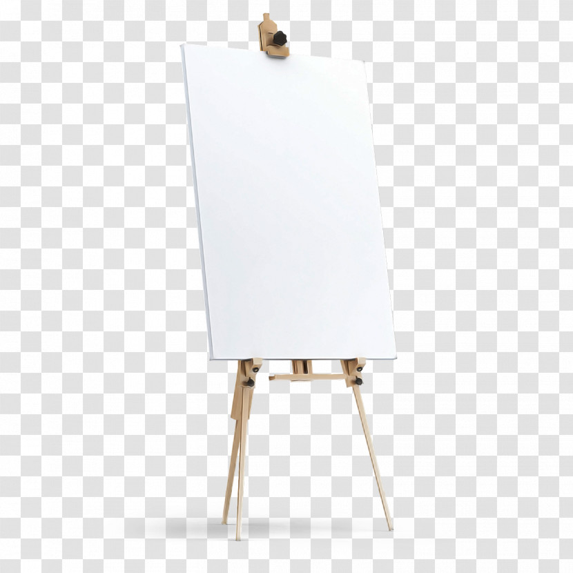 White Easel Tripod Table Lamp Transparent PNG