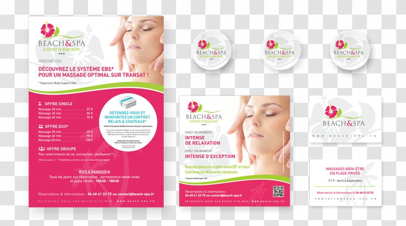 Agence Sweep Flyer Advertising Brochure Graphic Design - Spa - Beach Transparent PNG