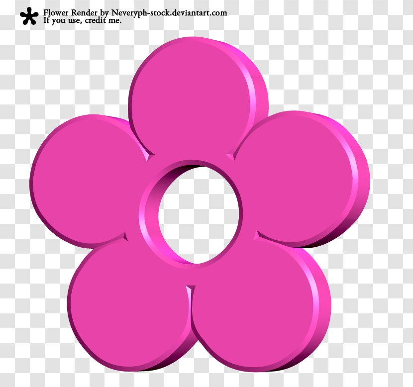 3D Rendering Flower - Symbol - 3d Three Dimensional Transparent PNG