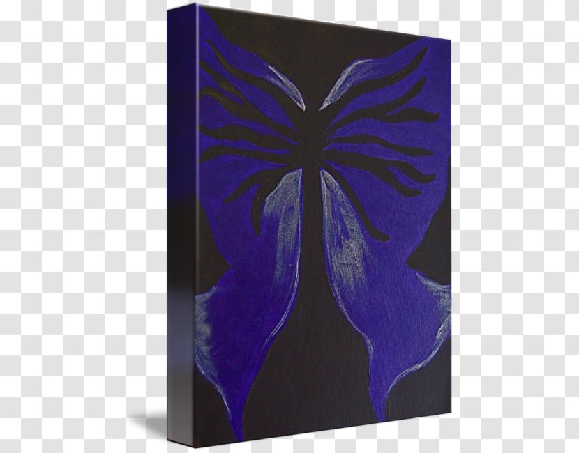 Cobalt Blue Modern Art Symmetry - Moths And Butterflies - Dolly Parton Transparent PNG