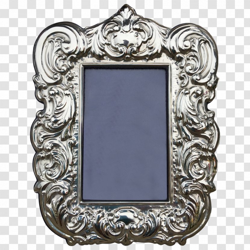Picture Frames Silver Rectangle Transparent PNG