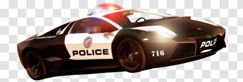 Police Car YouTube Officer Lamborghini - Radio Controlled - Pursuit Transparent PNG