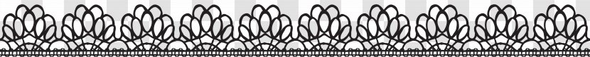 Black And White Steel Pattern - Hardware Accessory - Lace Border Clip Art Image Transparent PNG