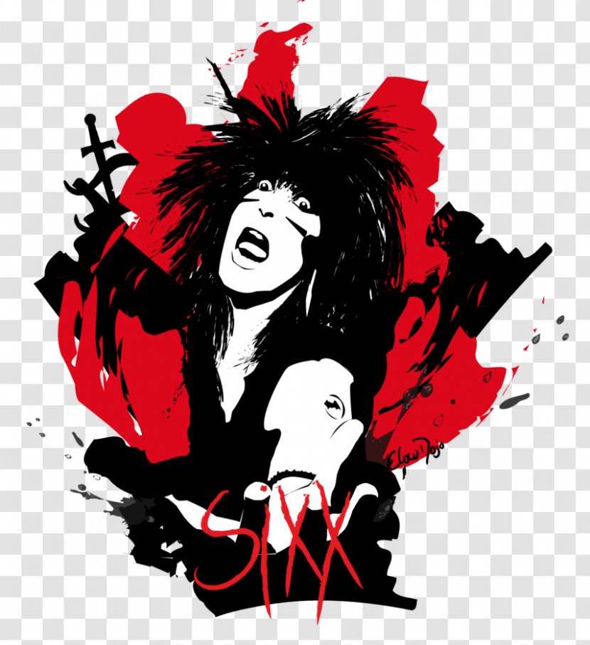Mötley Crüe Art London Bassist Transparent PNG
