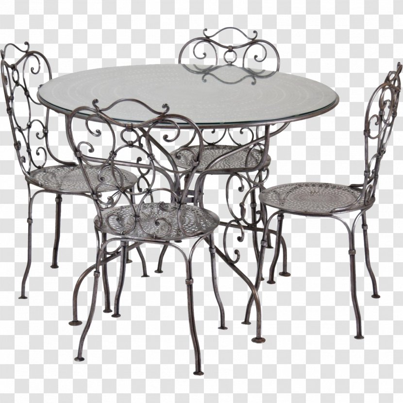 Gateleg Table Chair Terrace Furniture Transparent PNG