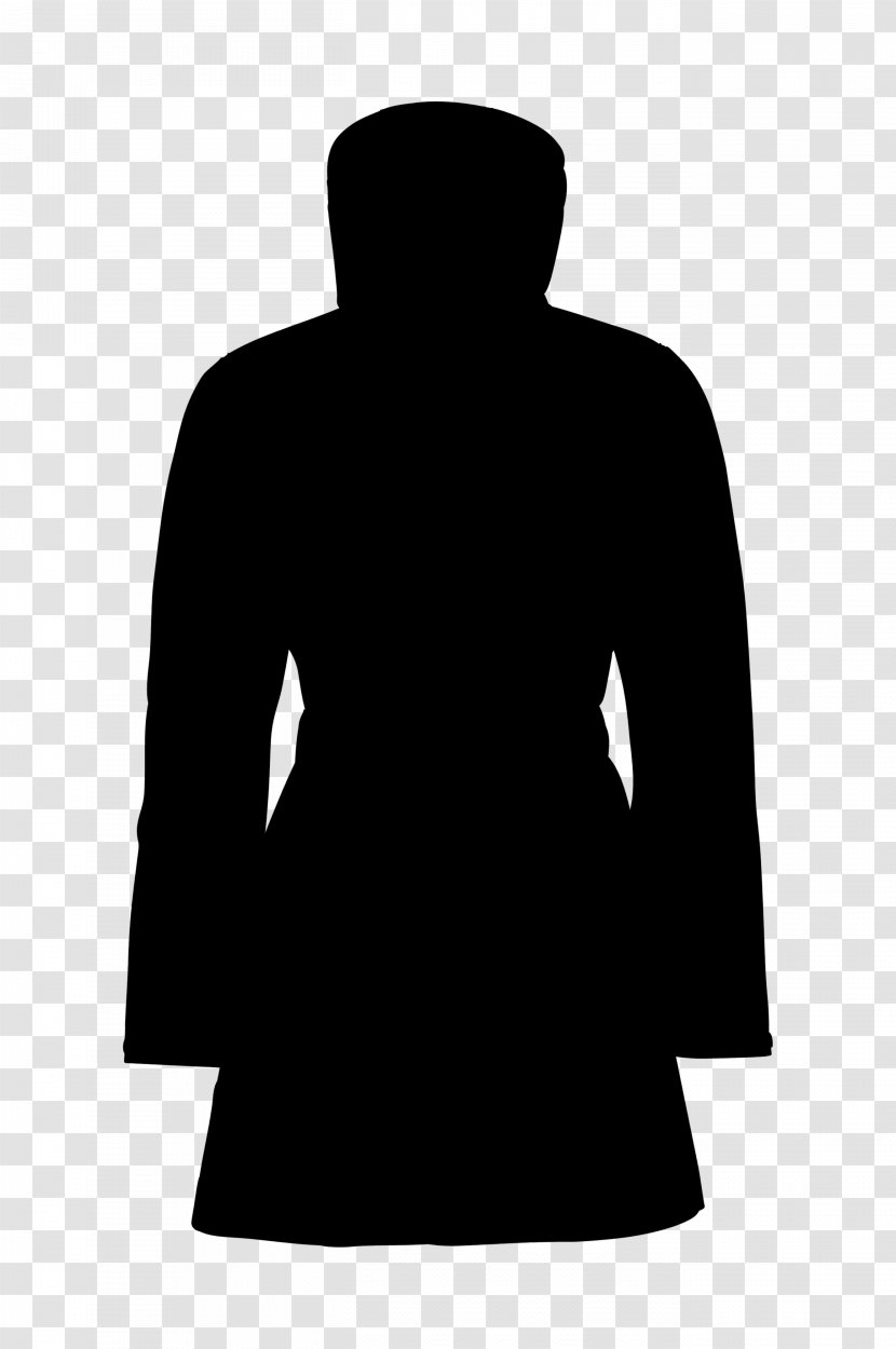 Sweatshirt Neck Font Silhouette Black M - Jacket - Sleeve Transparent PNG