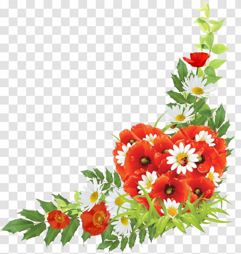 Android Download - Flowering Plant - Corner Flowers Transparent PNG