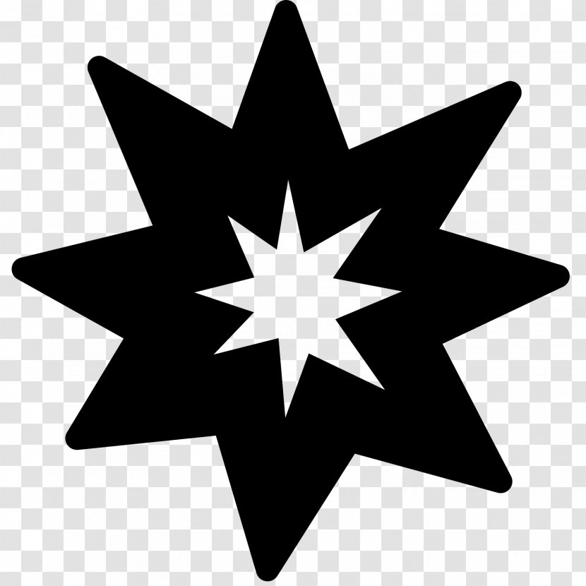 Line Symmetry White Star Transparent PNG