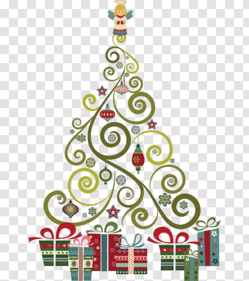 Christmas Tree Clip Art - Beautiful Cliparts Transparent PNG