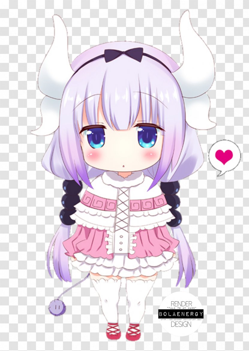 Miss Kobayashi's Dragon Maid Drawing Kamuy Art - Heart Transparent PNG