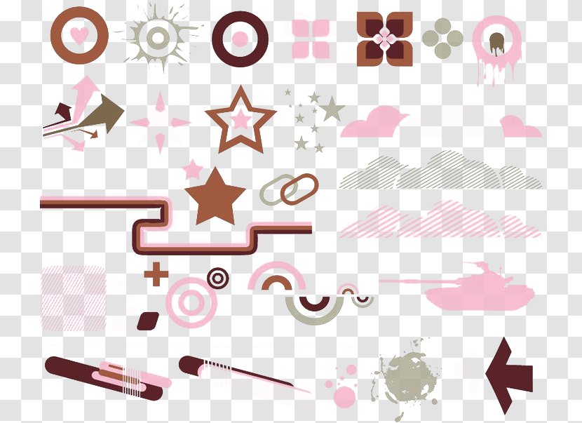 Logo Graphic Design - Pink - Vector Artwork Transparent PNG