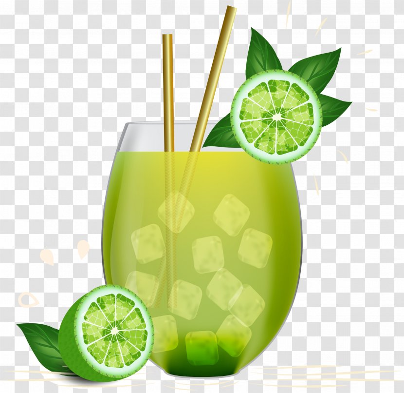 Juice Caipiroska Limonana Limeade - Fruit - Cyan Lemon Transparent PNG