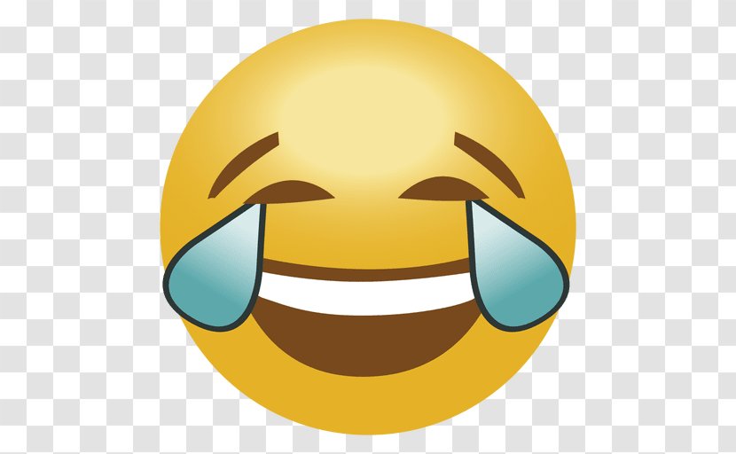 Emoticon Face With Tears Of Joy Emoji - Happiness - Laugh Transparent PNG