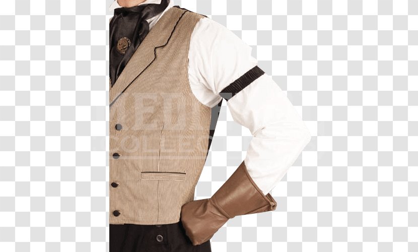 Jacket Clothing Sleeve Garter Steampunk Costume Transparent PNG