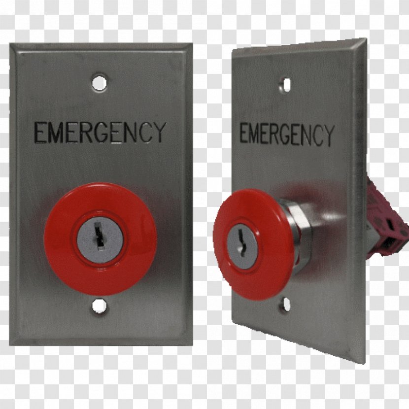 Key Switch Door Security Electrical Switches - Pushbutton Transparent PNG