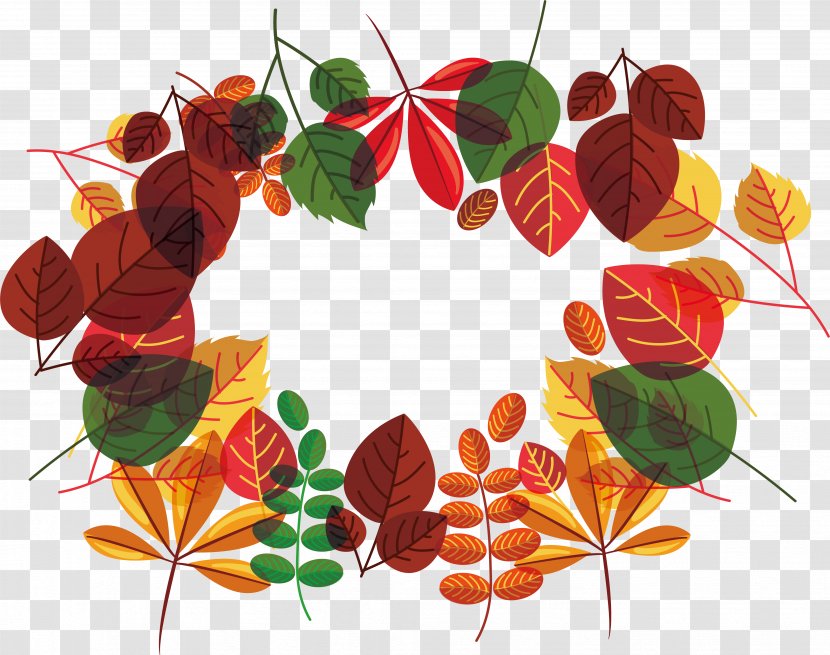 Leaf Autumn Computer File - Branch - Colorful Leaves Transparent PNG