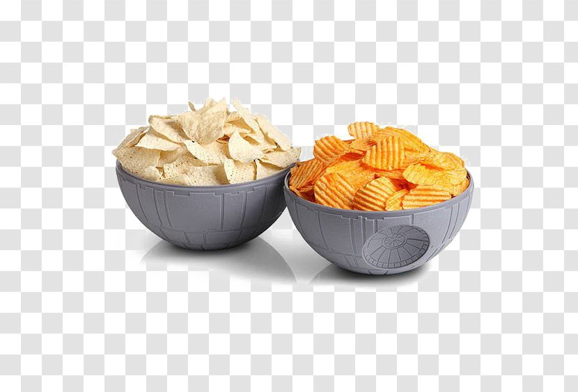 Chips And Dip Bowl Dipping Sauce Death Star Ceramic - Junk Food - Test Transparent PNG