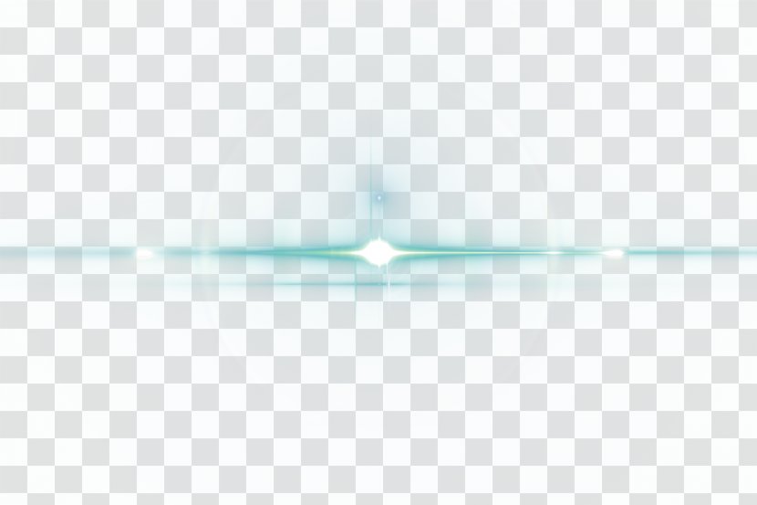 Blue Turquoise Sky Energy - Green Light Effect Element Transparent PNG