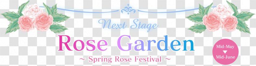 Ashikaga Flower Park Great Wisteria Festival Garden Rose - Logo Transparent PNG