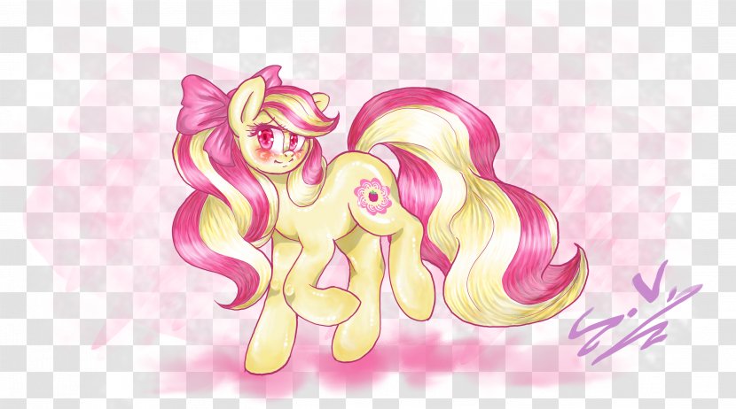 Pony Horse Fan Art Cartoon - Flower - Watercolor Transparent PNG