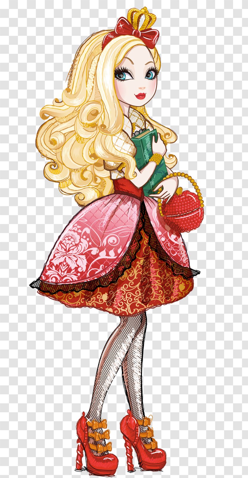 Ever After High Snow White Apple Doll - Queen Transparent PNG