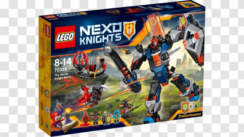 LEGO 70326 NEXO KNIGHTS The Black Knight Mech Toy - Ebay Transparent PNG
