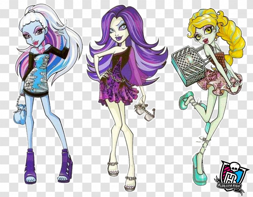 Monster High Spectra Vondergeist Daughter Of A Ghost Doll - Flower Transparent PNG
