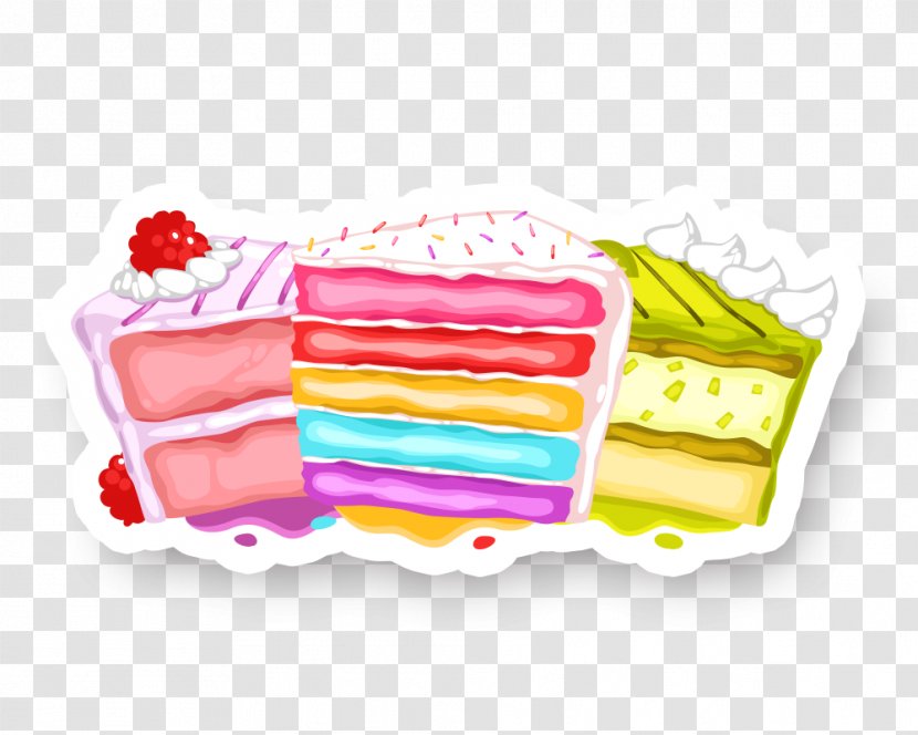 Rainbow Cookie Birthday Cake - Advertising - Candy Color Transparent PNG
