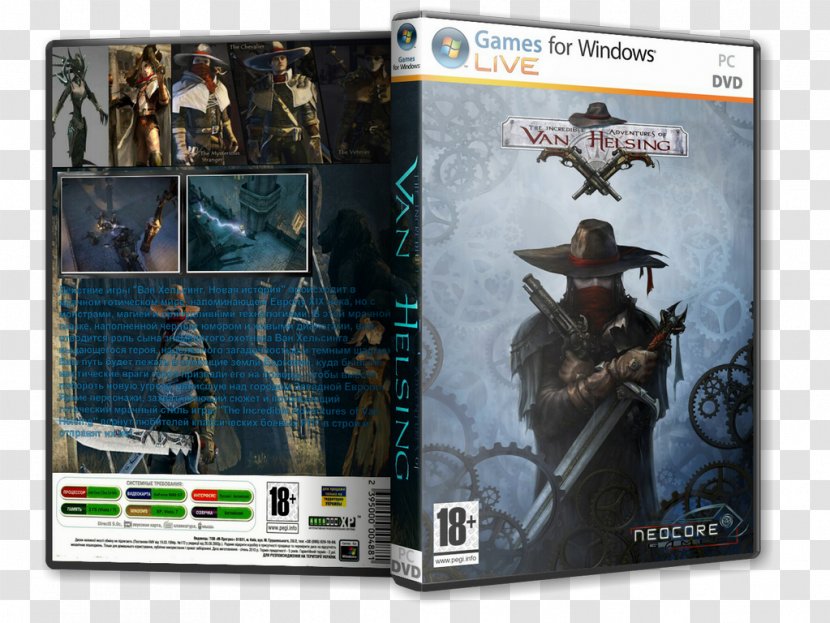 The Incredible Adventures Of Van Helsing II Abraham Xbox 360 Game - Action Figure Transparent PNG