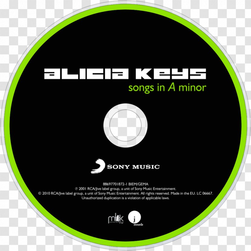 Songs In A Minor Compact Disc - Alicia Keys - Diary Of Transparent PNG